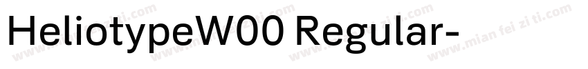 HeliotypeW00 Regular字体转换